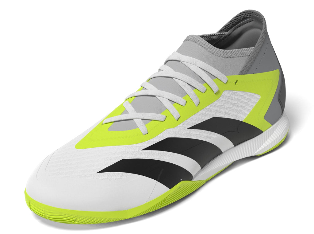 2026 New Arrival adidas Predator Accuracy.3 IN Indoor Soccer Shoes - White/Black/Lucid Lemon wholesalehk.shop