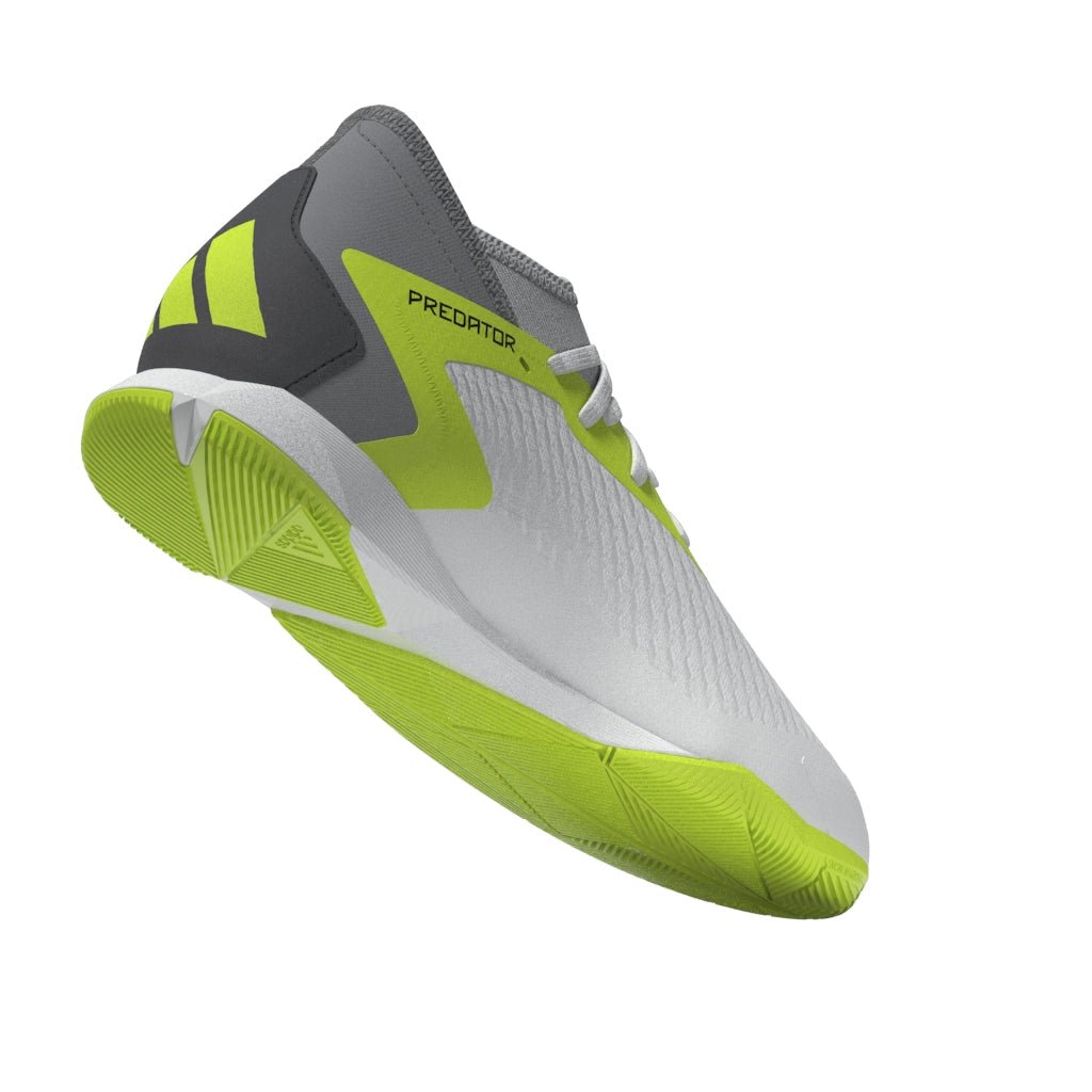 2026 New Arrival adidas Predator Accuracy.3 IN Indoor Soccer Shoes - White/Black/Lucid Lemon wholesalehk.shop