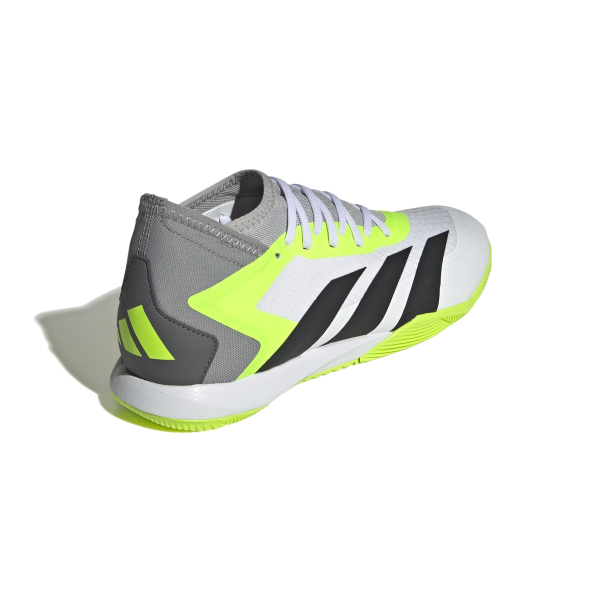 2026 New Arrival adidas Predator Accuracy.3 IN Indoor Soccer Shoes - White/Black/Lucid Lemon wholesalehk.shop