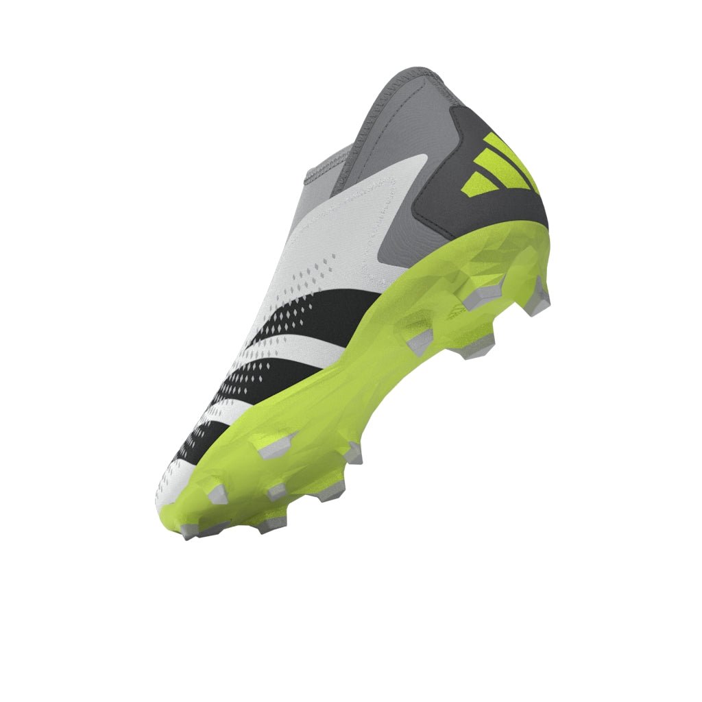 2026 New Arrival adidas Predator Accuracy.3 Laceless FG Firm Ground Soccer Cleats - Cloud White/Black/Lucid Lemon wholesalehk.shop