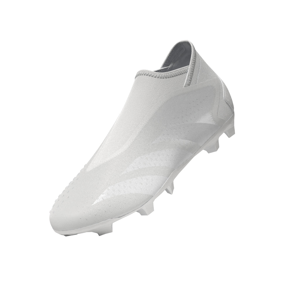 2026 New Arrival adidas Predator Accuracy.3 Laceless FG Firm Ground Soccer Cleats - White/White wholesalehk.shop