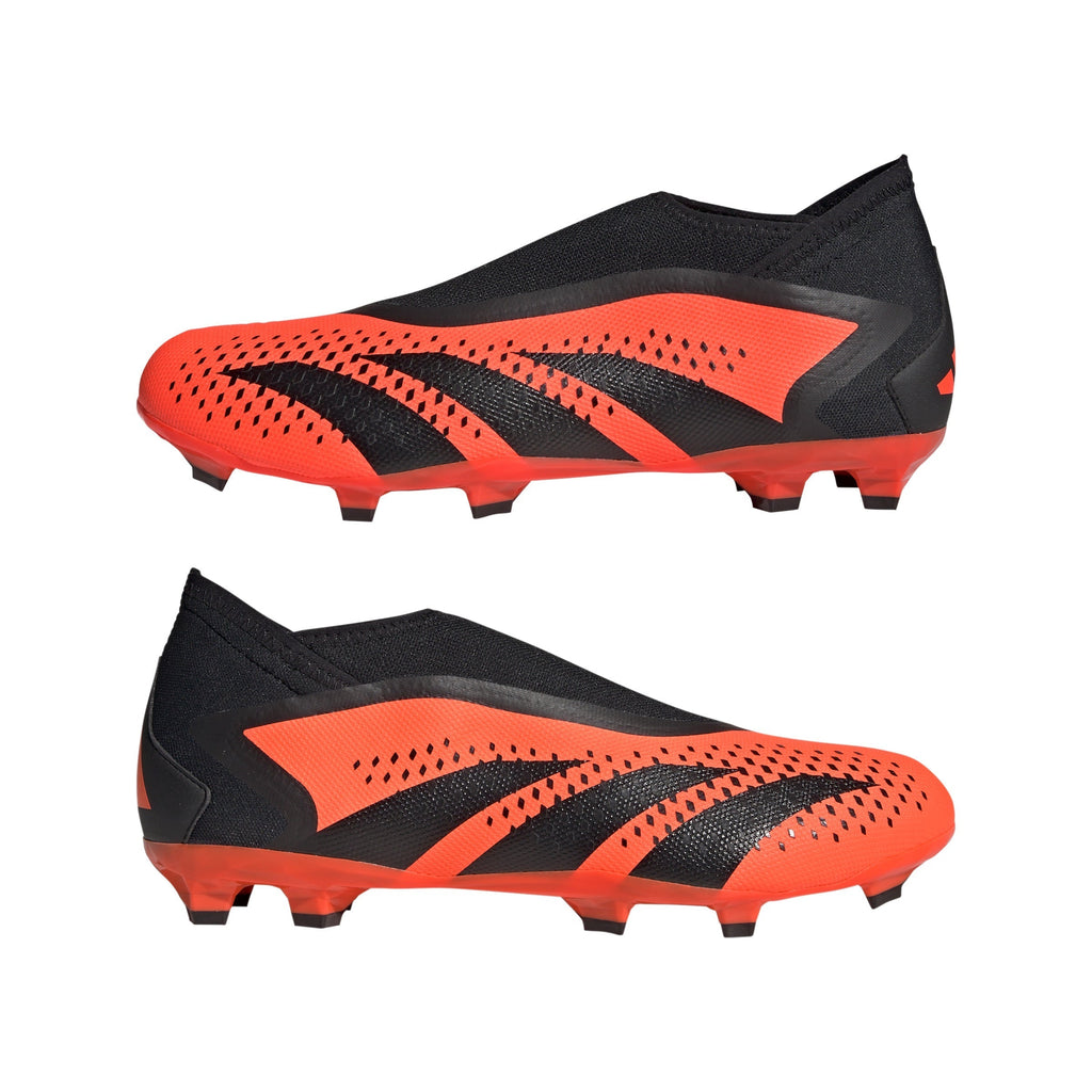 2026 New Arrival adidas Predator Accuracy.3 Laceless FG Firm Ground Soccer Cleats - Solar Orange/Black/Black wholesalehk.shop