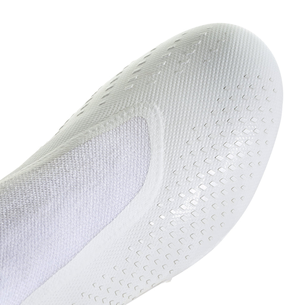 2026 New Arrival adidas Predator Accuracy.3 Laceless FG Firm Ground Soccer Cleats - White/White wholesalehk.shop