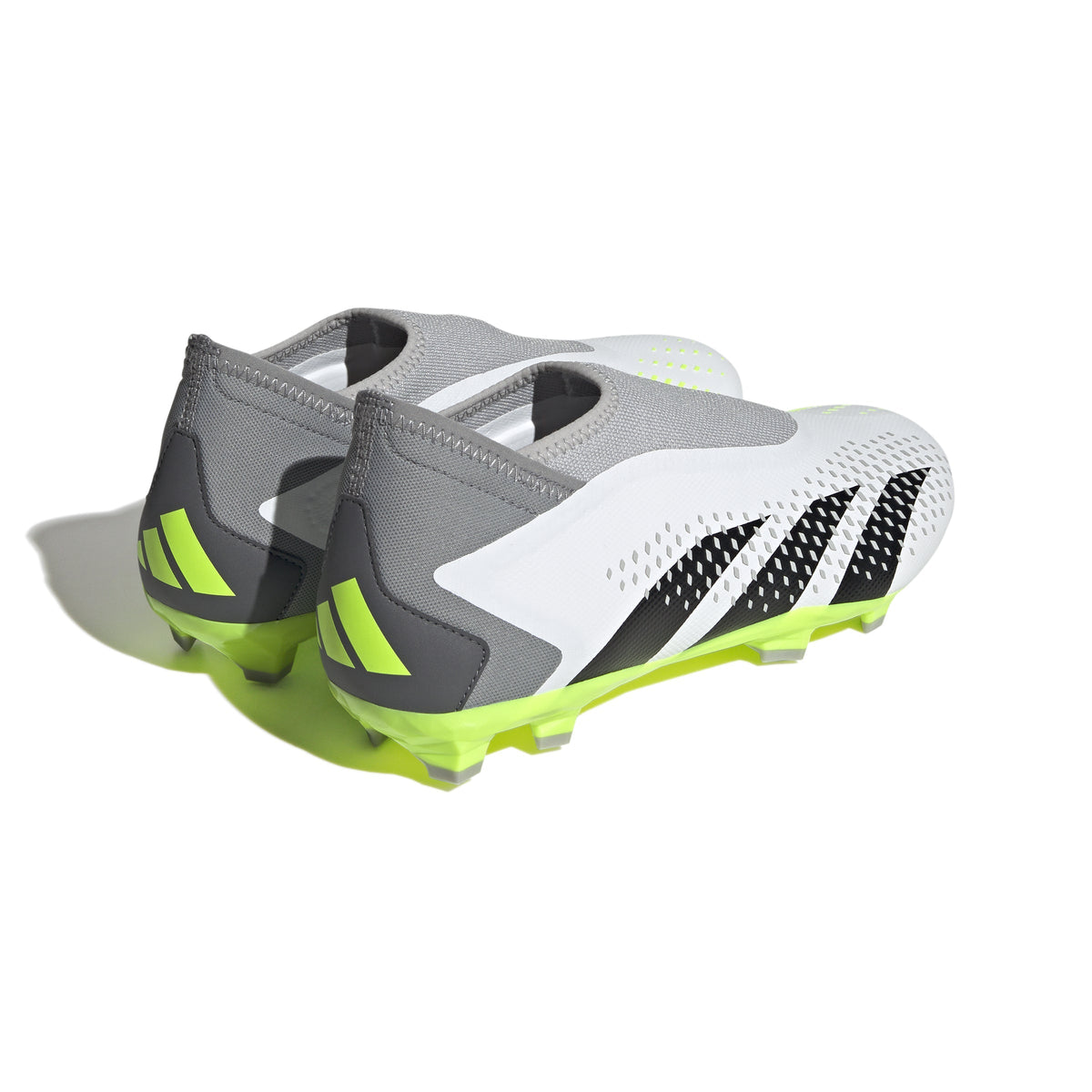 2026 New Arrival adidas Predator Accuracy.3 Laceless FG Firm Ground Soccer Cleats - Cloud White/Black/Lucid Lemon wholesalehk.shop