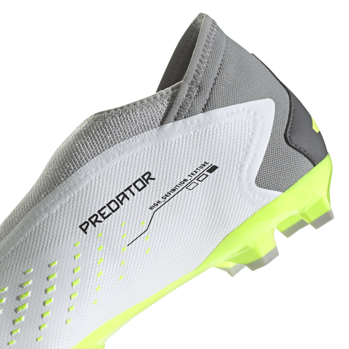 2026 New Arrival adidas Predator Accuracy.3 Laceless FG Firm Ground Soccer Cleats - Cloud White/Black/Lucid Lemon wholesalehk.shop