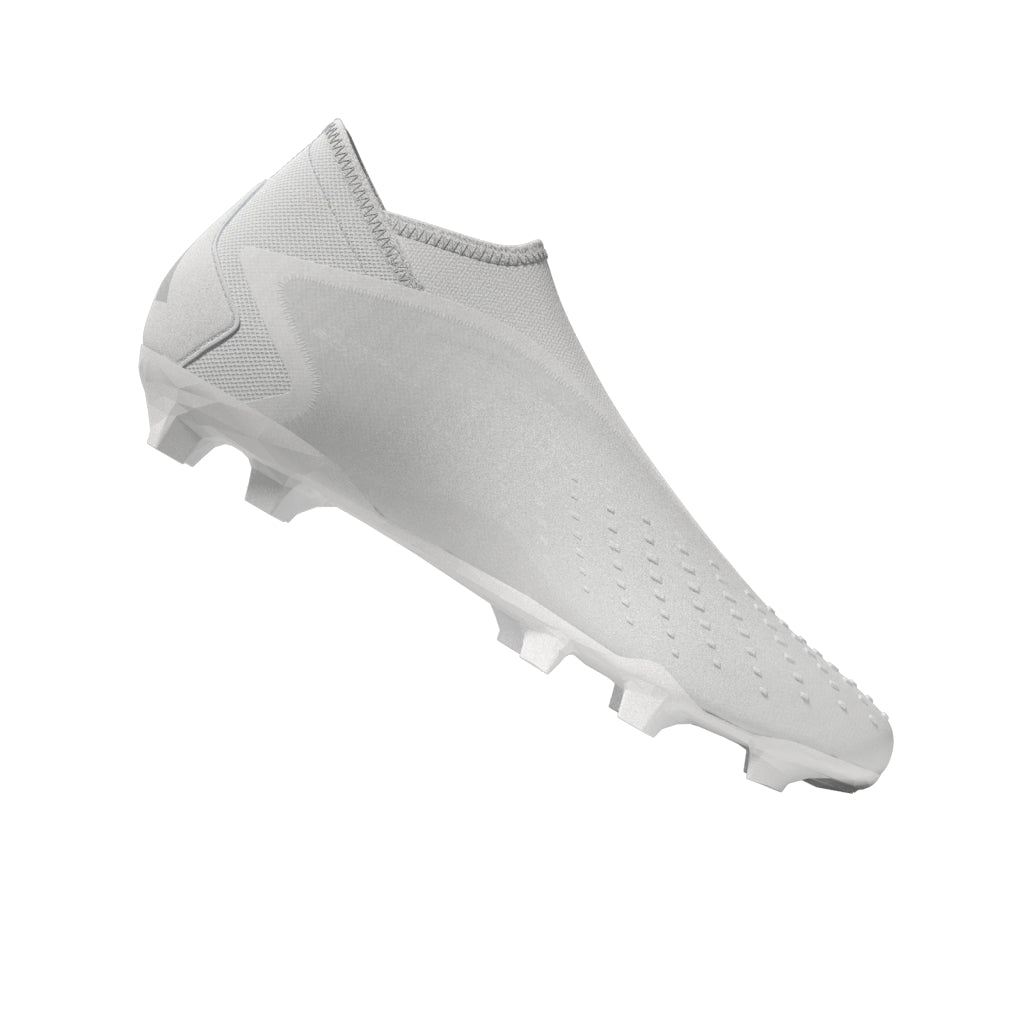 2026 New Arrival adidas Predator Accuracy.3 Laceless FG Firm Ground Soccer Cleats - White/White wholesalehk.shop