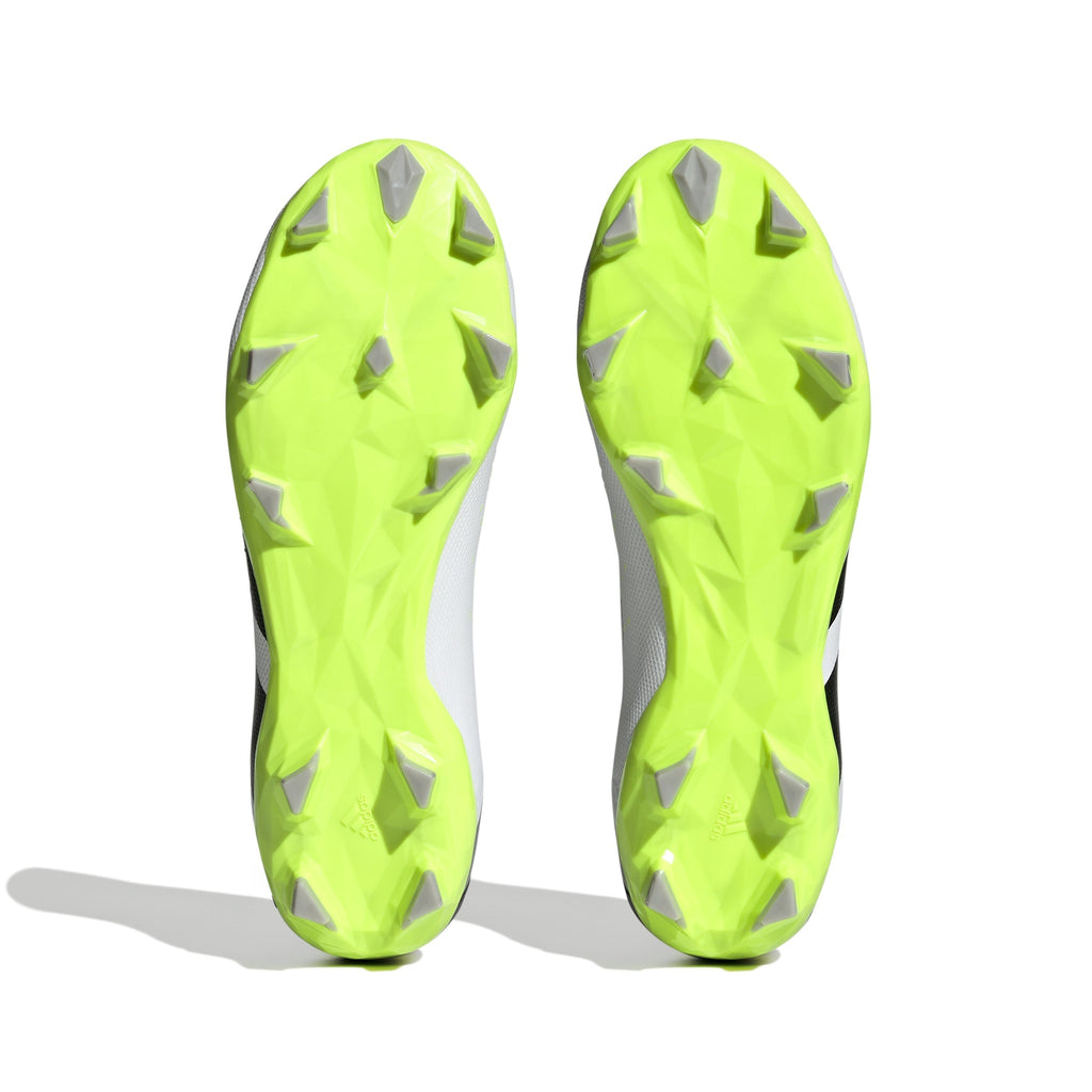 2026 New Arrival adidas Predator Accuracy.3 Laceless FG Firm Ground Soccer Cleats - Cloud White/Black/Lucid Lemon wholesalehk.shop