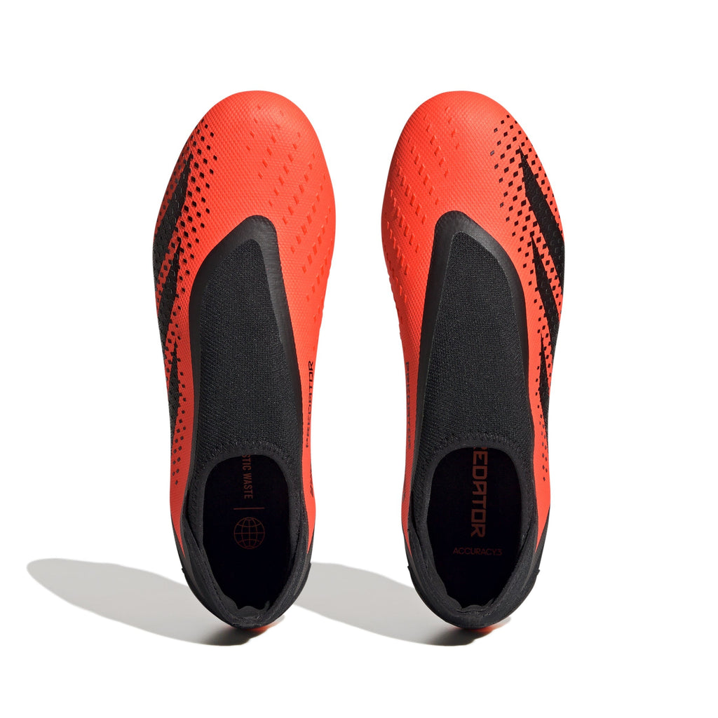 2026 New Arrival adidas Predator Accuracy.3 Laceless FG Firm Ground Soccer Cleats - Solar Orange/Black/Black wholesalehk.shop