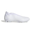 2026 New Arrival adidas Predator Accuracy.3 Laceless FG Firm Ground Soccer Cleats - White/White wholesalehk.shop