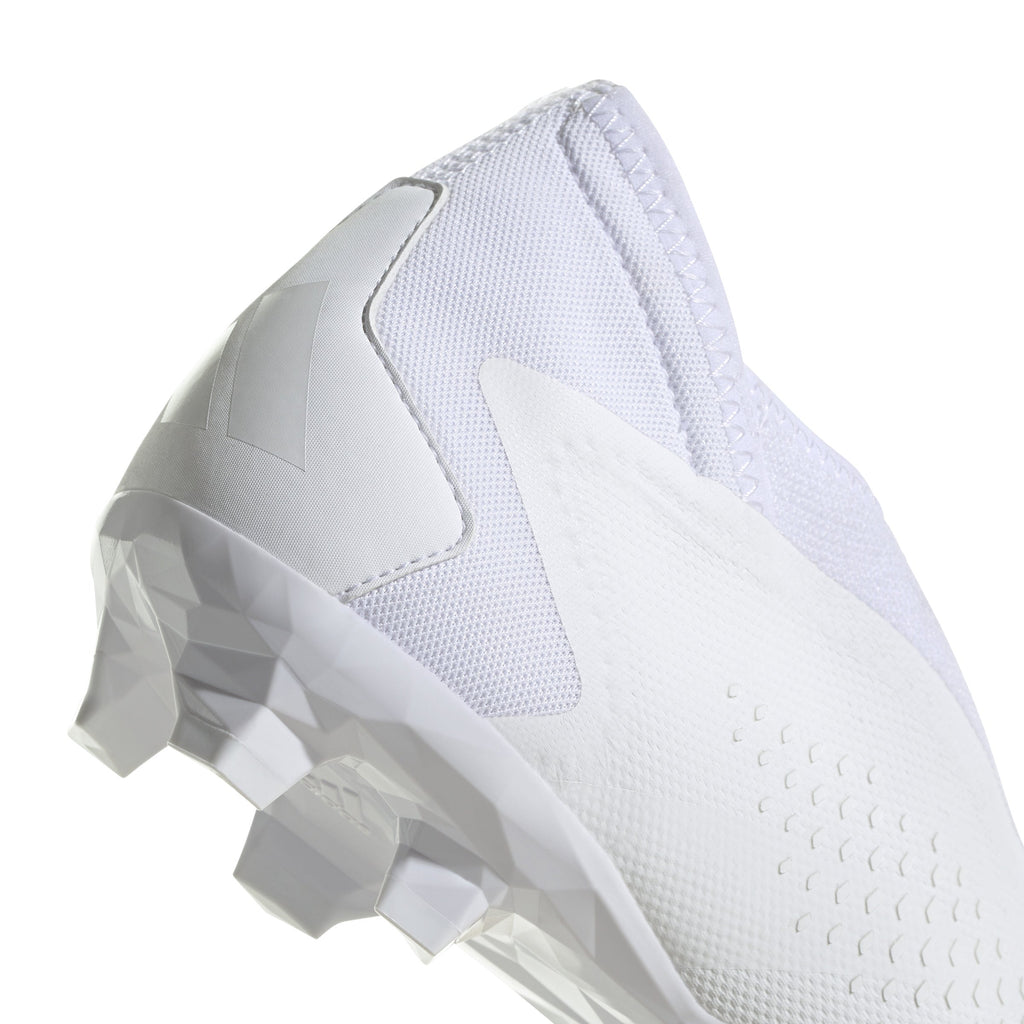 2026 New Arrival adidas Predator Accuracy.3 Laceless FG Firm Ground Soccer Cleats - White/White wholesalehk.shop
