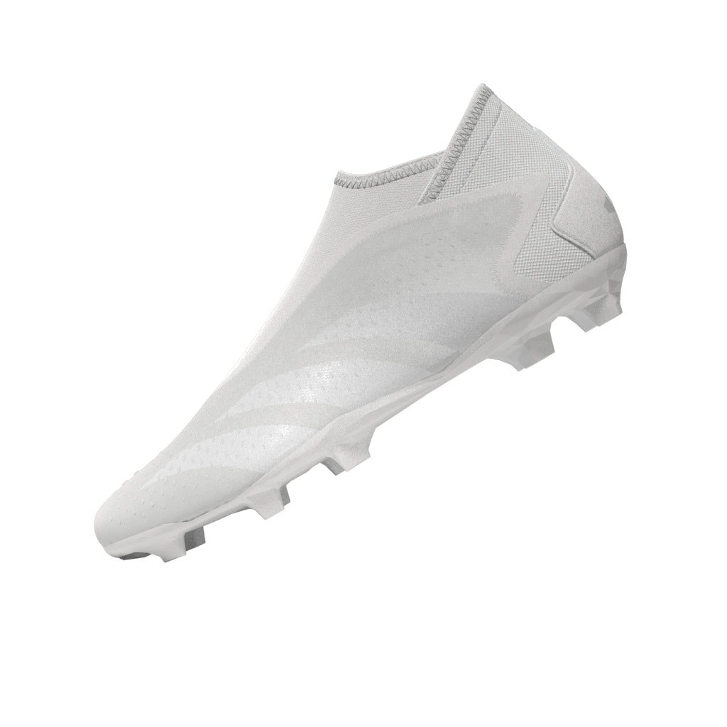 2026 New Arrival adidas Predator Accuracy.3 Laceless FG Firm Ground Soccer Cleats - White/White wholesalehk.shop