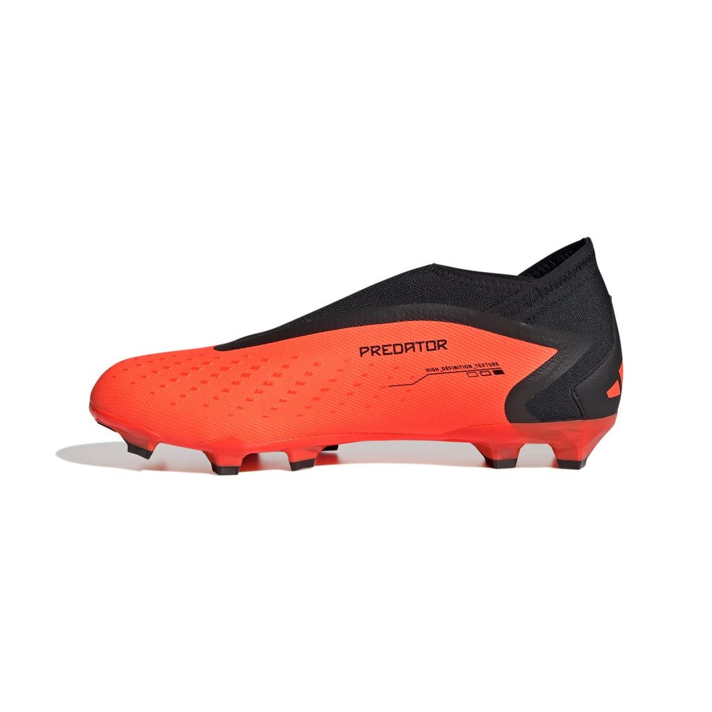 2026 New Arrival adidas Predator Accuracy.3 Laceless FG Firm Ground Soccer Cleats - Solar Orange/Black/Black wholesalehk.shop