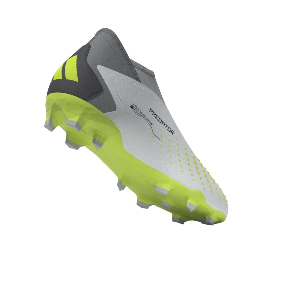 2026 New Arrival adidas Predator Accuracy.3 Laceless FG Firm Ground Soccer Cleats - Cloud White/Black/Lucid Lemon wholesalehk.shop