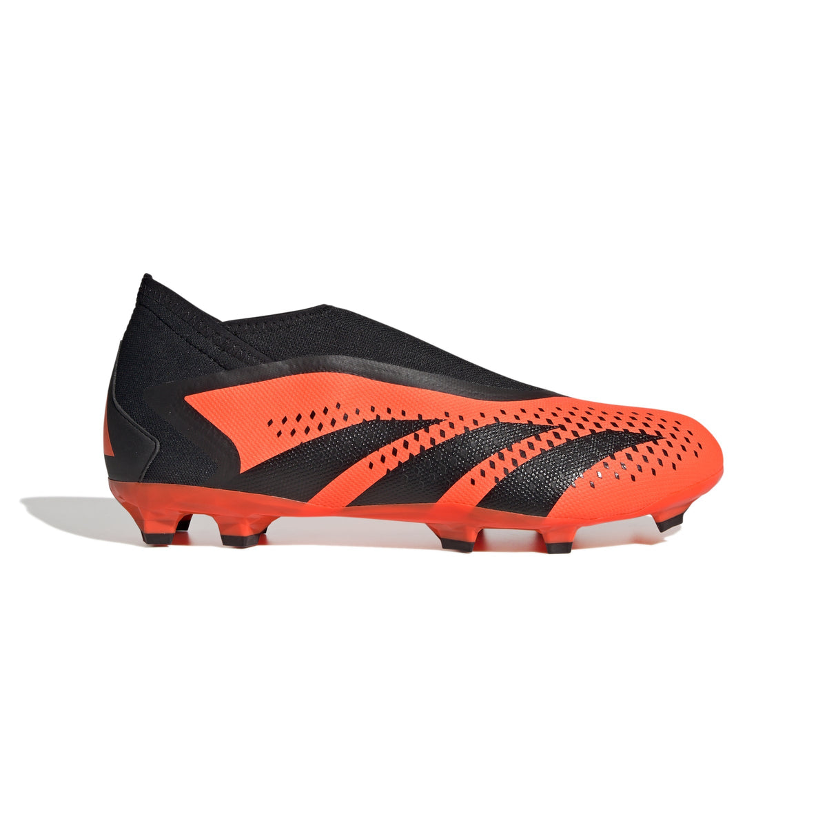 2026 New Arrival adidas Predator Accuracy.3 Laceless FG Firm Ground Soccer Cleats - Solar Orange/Black/Black wholesalehk.shop