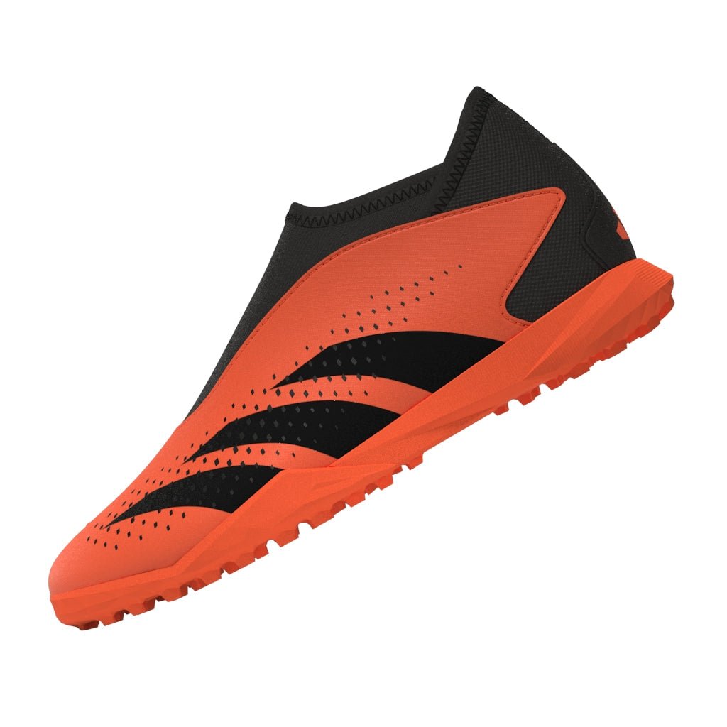 2026 New Arrival adidas Predator Accuracy.3 Laceless TF Turf Youth Soccer Cleats - Solar Orange/Black wholesalehk.shop