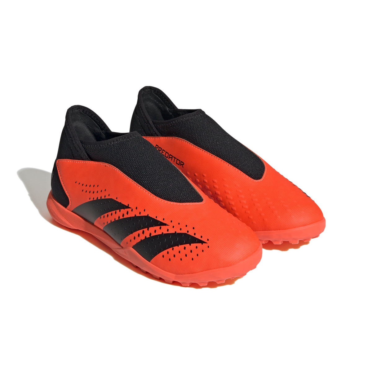 2026 New Arrival adidas Predator Accuracy.3 Laceless TF Turf Youth Soccer Cleats - Solar Orange/Black wholesalehk.shop