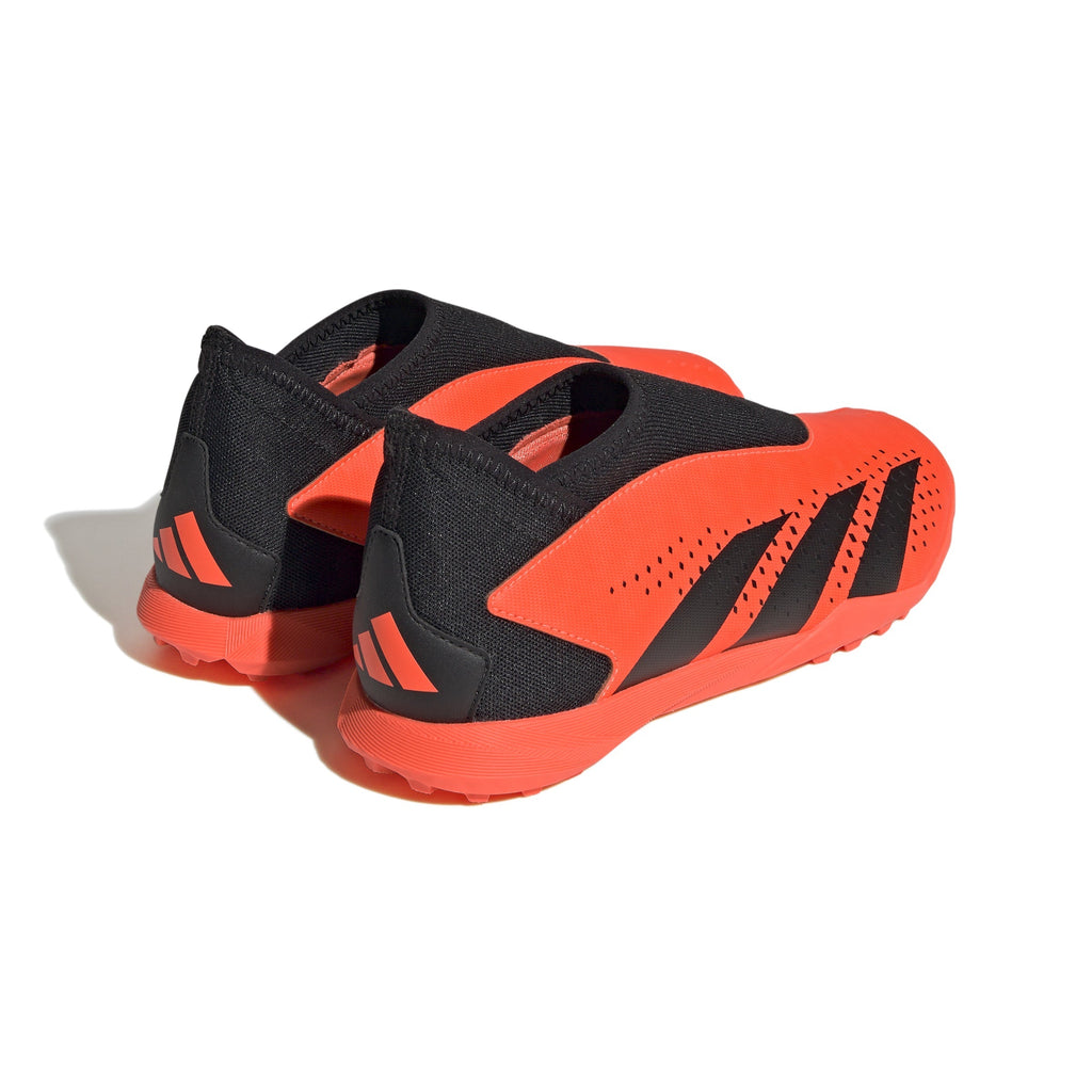 2026 New Arrival adidas Predator Accuracy.3 Laceless TF Turf Youth Soccer Cleats - Solar Orange/Black wholesalehk.shop