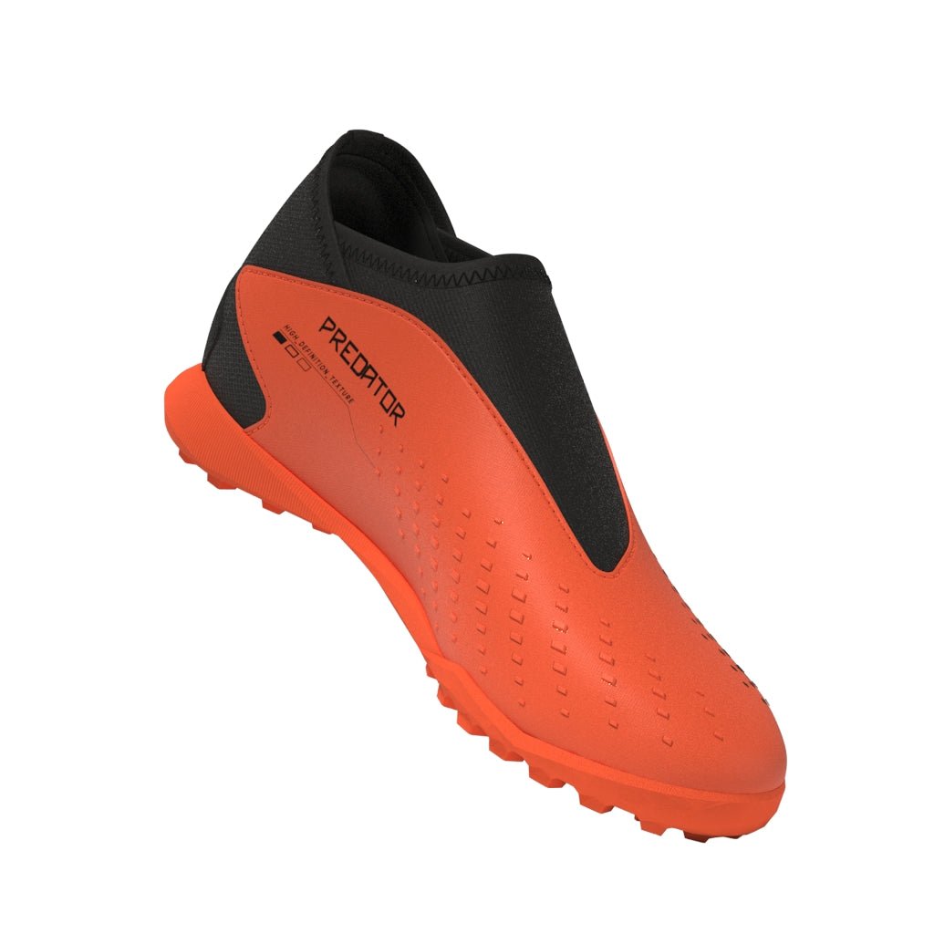 2026 New Arrival adidas Predator Accuracy.3 Laceless TF Turf Youth Soccer Cleats - Solar Orange/Black wholesalehk.shop