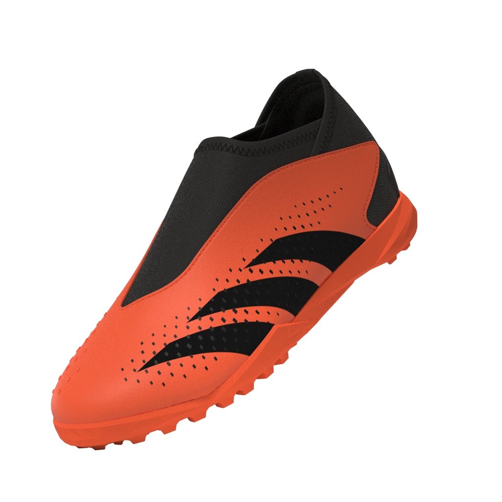 2026 New Arrival adidas Predator Accuracy.3 Laceless TF Turf Youth Soccer Cleats - Solar Orange/Black wholesalehk.shop