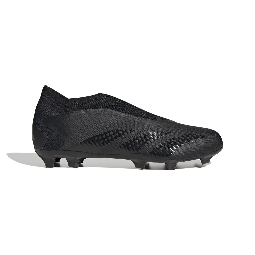 2026 New Arrival adidas Predator Accuracy.3 Laceless FG Firm Ground Soccer Cleats - Black/Black wholesalehk.shop