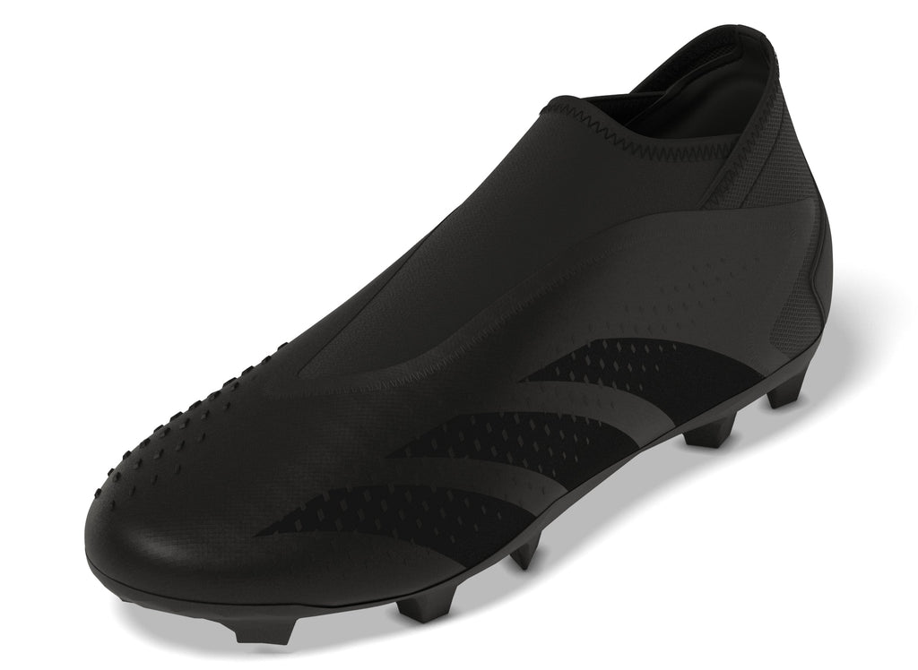 2026 New Arrival adidas Predator Accuracy.3 Laceless FG Firm Ground Soccer Cleats - Black/Black wholesalehk.shop
