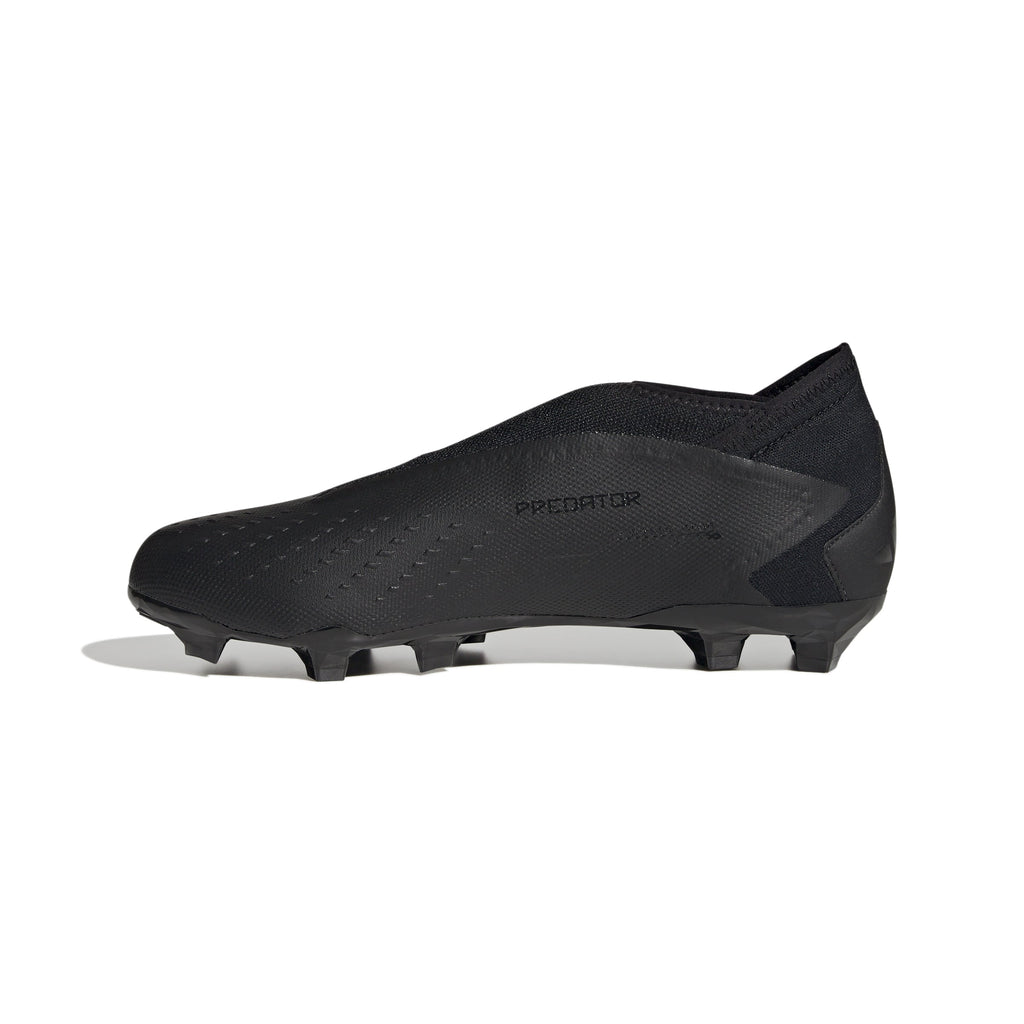 2026 New Arrival adidas Predator Accuracy.3 Laceless FG Firm Ground Soccer Cleats - Black/Black wholesalehk.shop