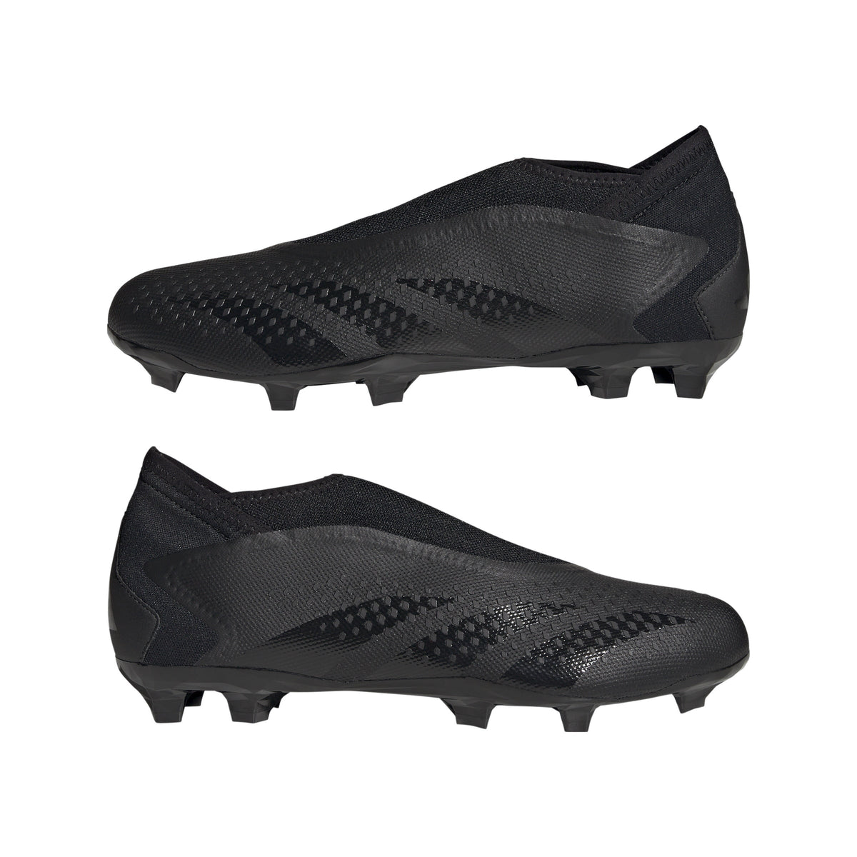 2026 New Arrival adidas Predator Accuracy.3 Laceless FG Firm Ground Soccer Cleats - Black/Black wholesalehk.shop