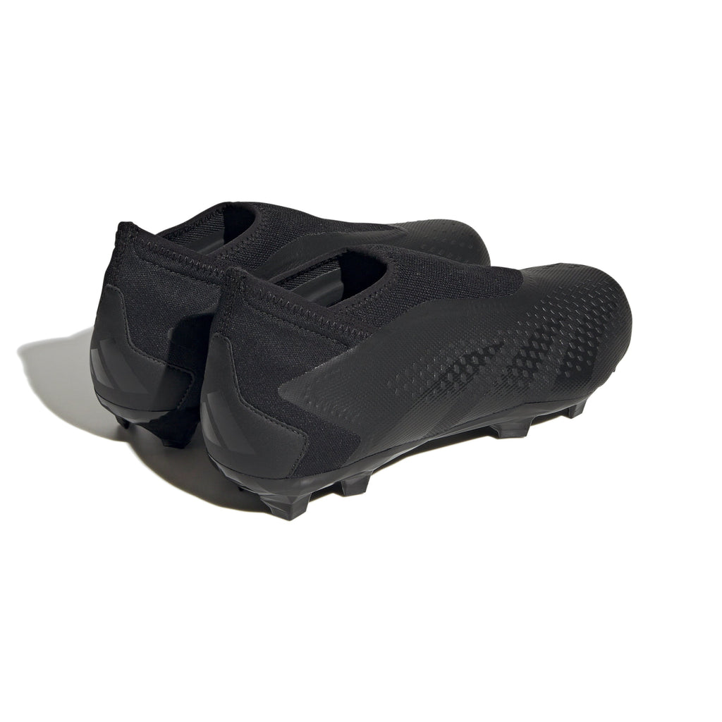 2026 New Arrival adidas Predator Accuracy.3 Laceless FG Firm Ground Soccer Cleats - Black/Black wholesalehk.shop