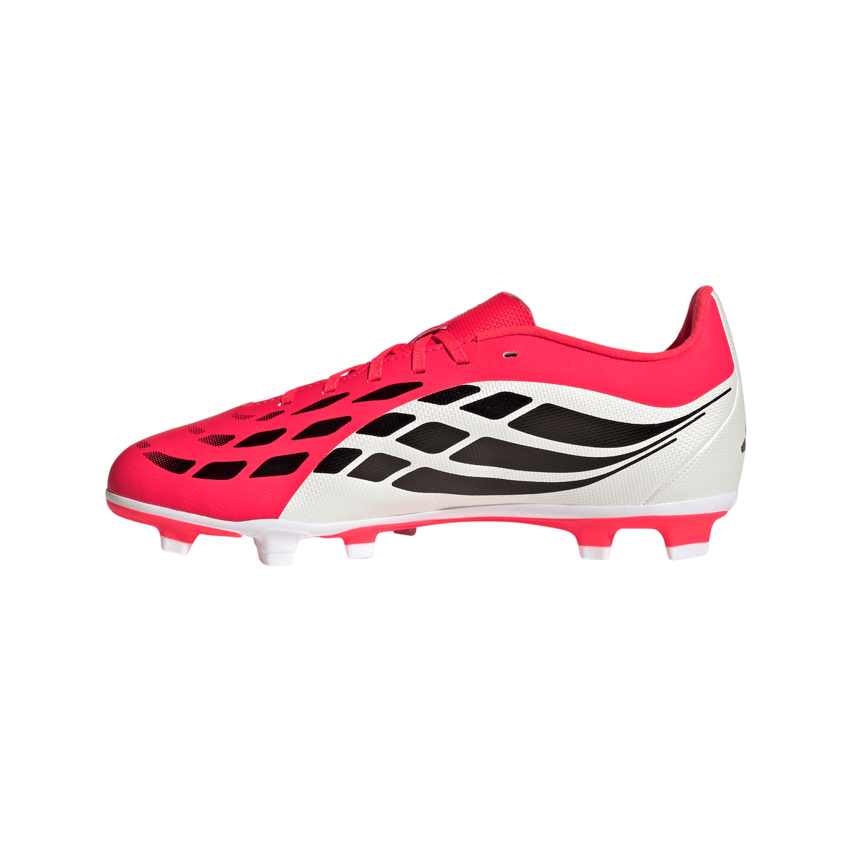 2026 New Arrival adidas Predator Club FG/MG Firm Ground/Multi Ground Youth Soccer Cleats - Red/Black/White wholesalehk.shop