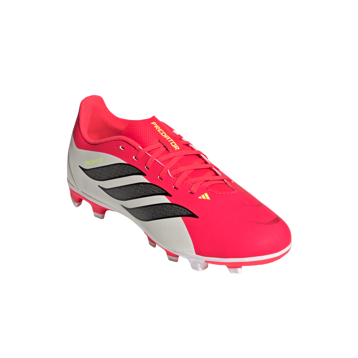 2026 New Arrival adidas Predator Club FG/MG Firm Ground/Multi Ground Youth Soccer Cleats - Red/Black/White wholesalehk.shop