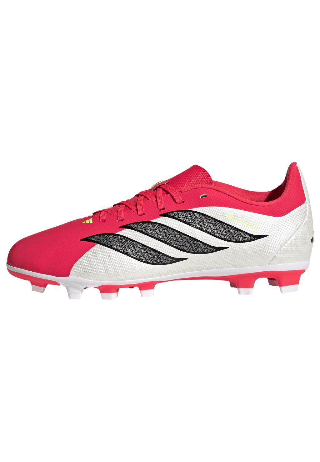 2026 New Arrival adidas Predator Club FG/MG Firm Ground/Multi Ground Youth Soccer Cleats - Red/Black/White wholesalehk.shop