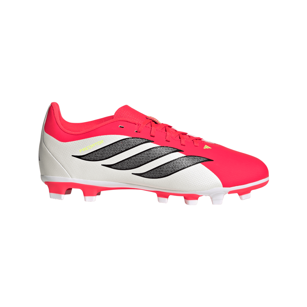 2026 New Arrival adidas Predator Club FG/MG Firm Ground/Multi Ground Youth Soccer Cleats - Red/Black/White wholesalehk.shop