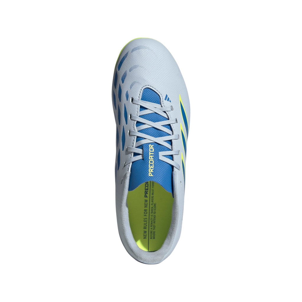 2026 New Arrival adidas Predator Club FG/MG Firm Ground/Multi Ground Youth Soccer Cleats - Sky/Blue/Yellow wholesalehk.shop