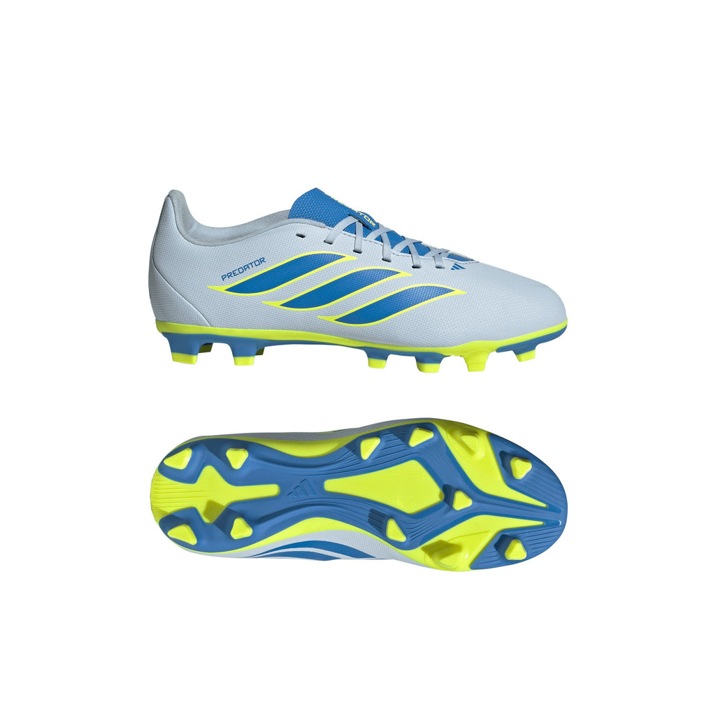 2026 New Arrival adidas Predator Club FG/MG Firm Ground/Multi Ground Youth Soccer Cleats - Sky/Blue/Yellow wholesalehk.shop