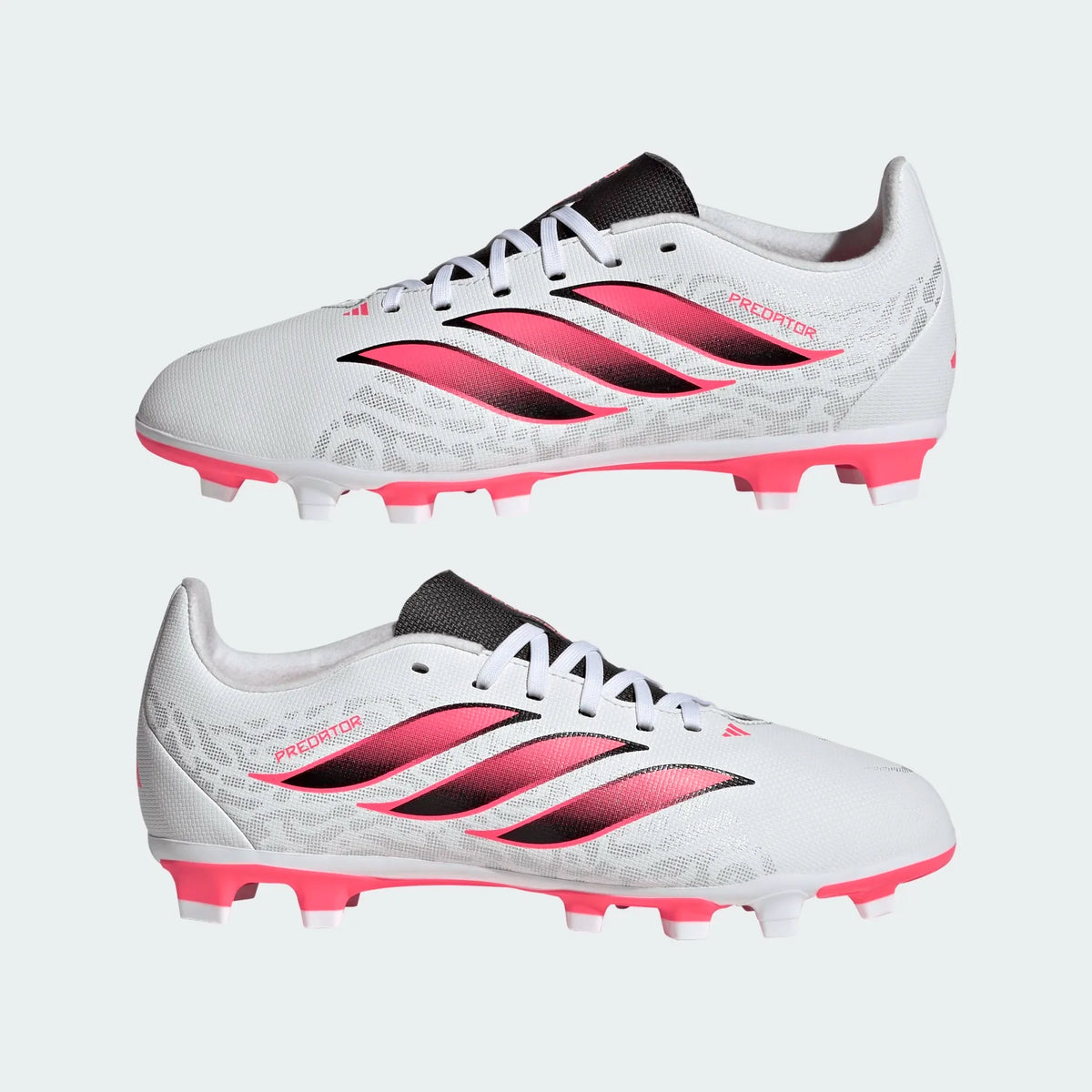 2026 New Arrival adidas Predator Club Firm Ground/ Multi Ground Youth Soccer Cleats - White/Black wholesalehk.shop