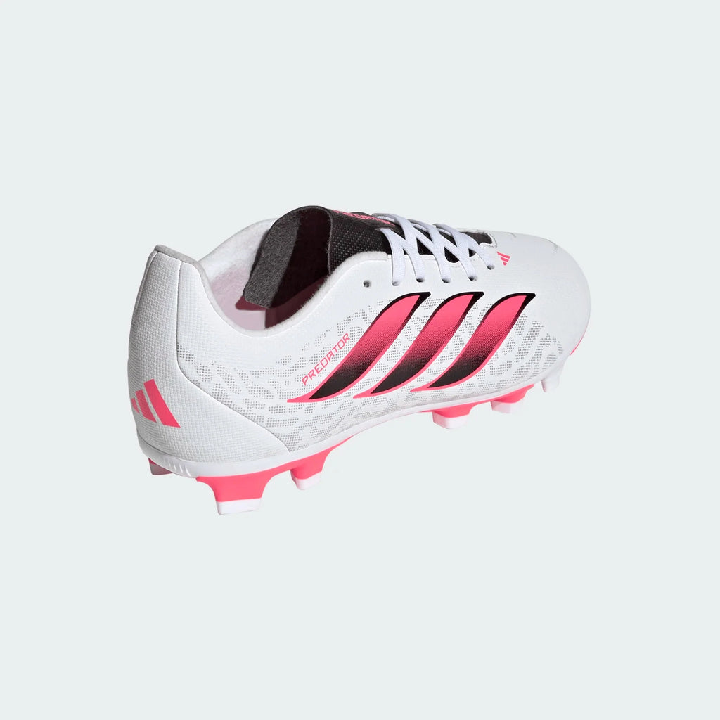2026 New Arrival adidas Predator Club Firm Ground/ Multi Ground Youth Soccer Cleats - White/Black wholesalehk.shop