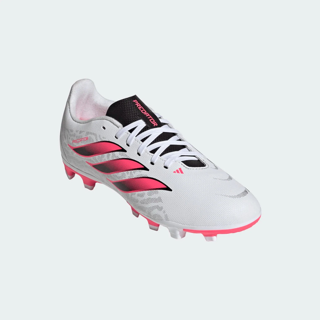 2026 New Arrival adidas Predator Club Firm Ground/ Multi Ground Youth Soccer Cleats - White/Black wholesalehk.shop