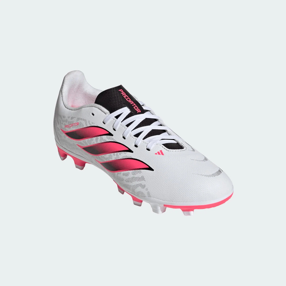 2026 New Arrival adidas Predator Club Firm Ground/ Multi Ground Youth Soccer Cleats - White/Black wholesalehk.shop
