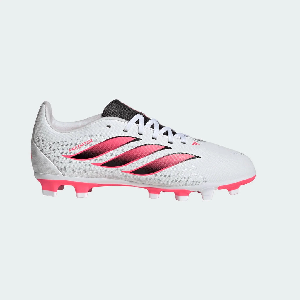 2026 New Arrival adidas Predator Club Firm Ground/ Multi Ground Youth Soccer Cleats - White/Black wholesalehk.shop