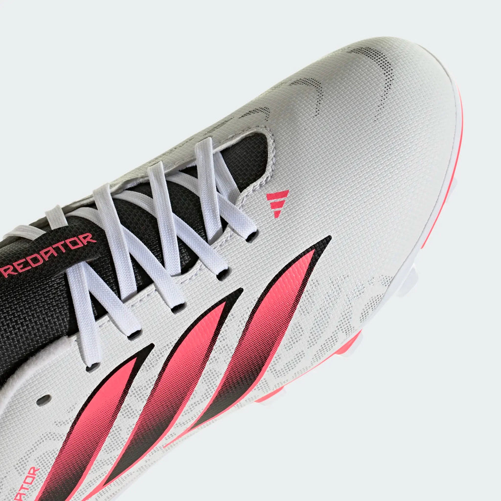 2026 New Arrival adidas Predator Club Firm Ground/ Multi Ground Youth Soccer Cleats - White/Black wholesalehk.shop