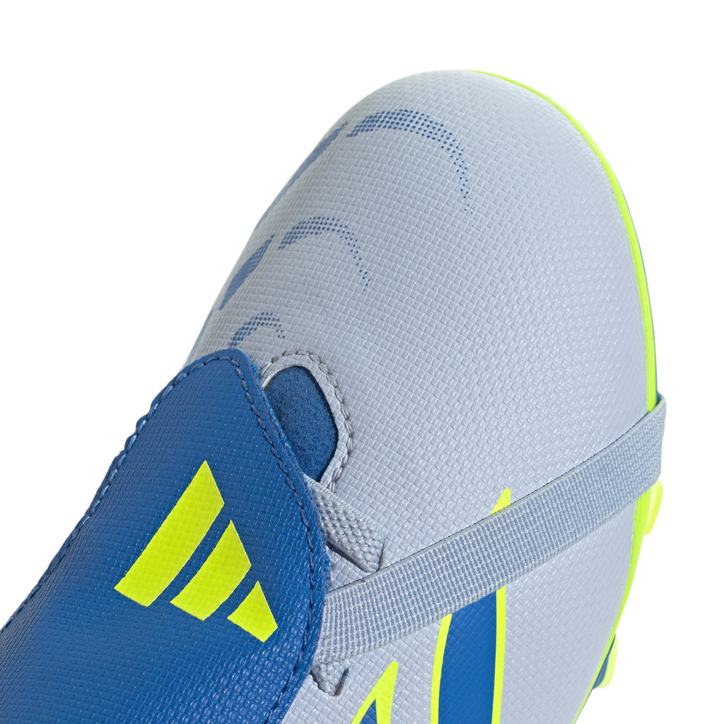 2026 New Arrival adidas Predator Club Fold-Over Tongue Elastic Laces FG/MG Firm Ground/Multi Ground Youth Soccer Cleats - Sky/Blue/Yellow wholesalehk.shop