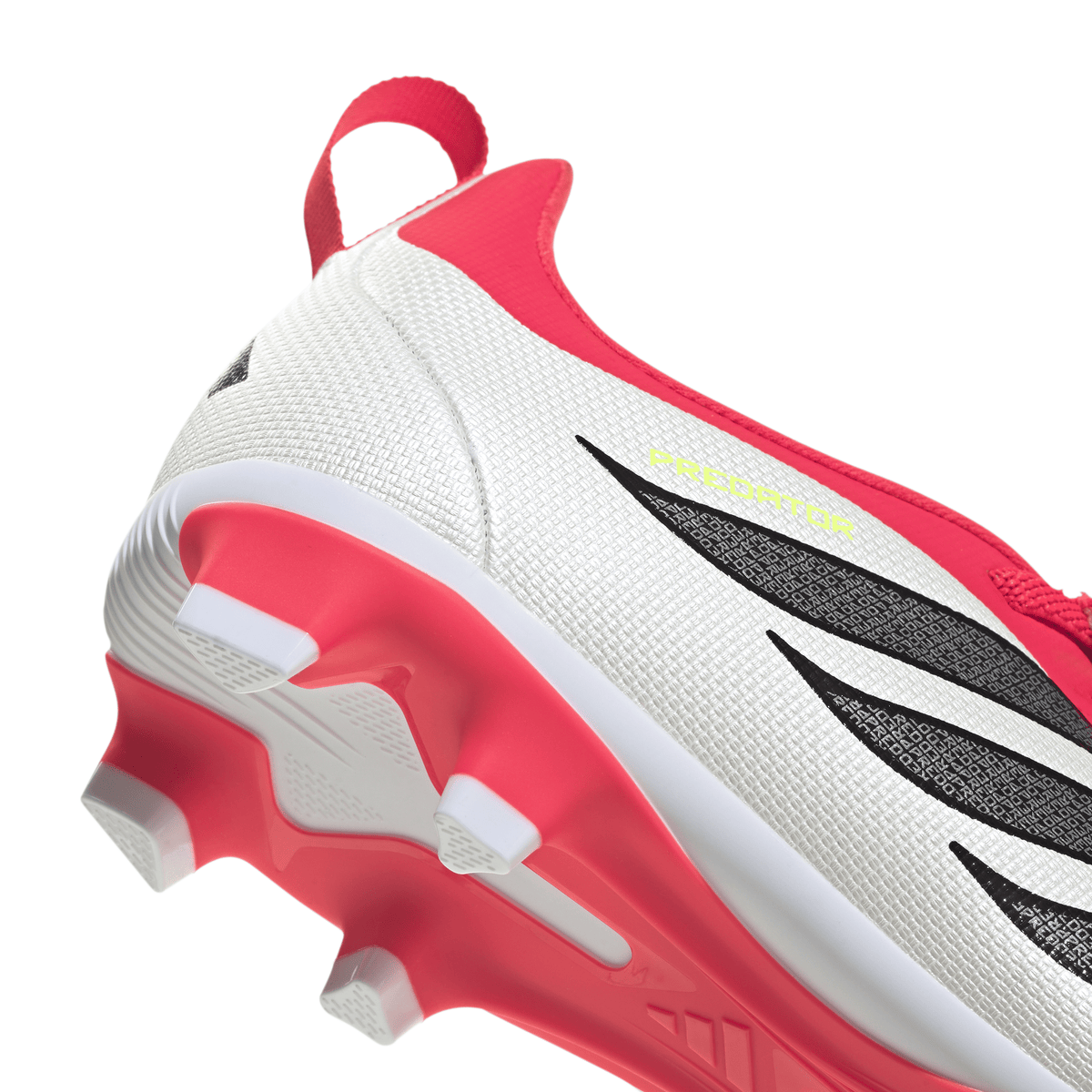 2026 New Arrival adidas Predator Club Fold-Over Tongue Elastic Laces FG/MG Youth Soccer Cleats - Red/Black/White wholesalehk.shop
