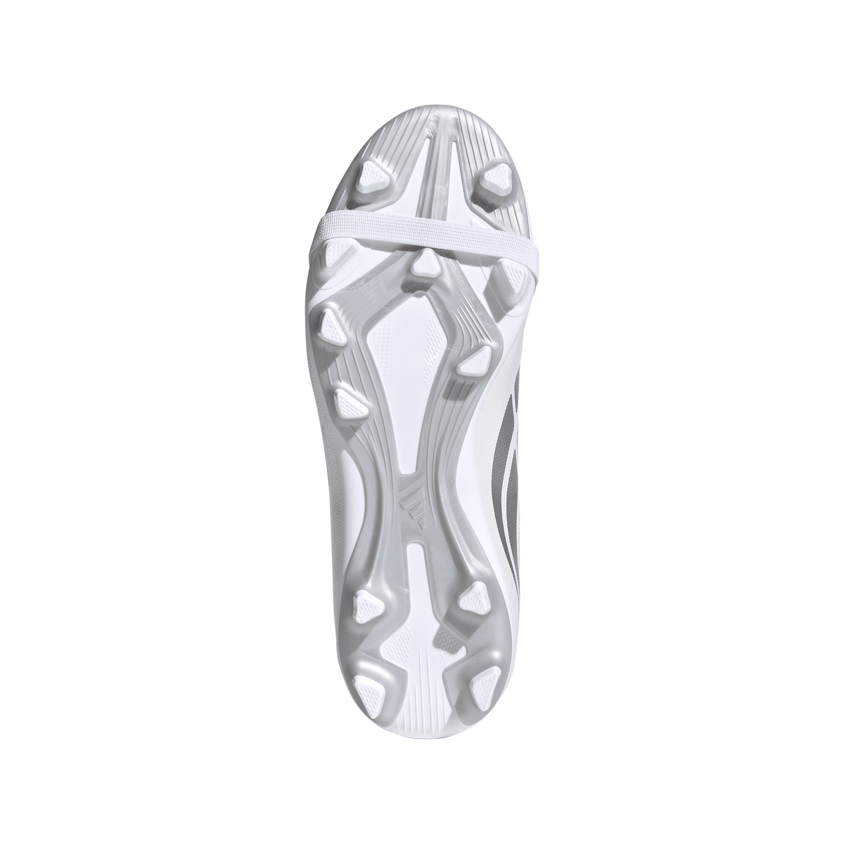 2026 New Arrival adidas Predator Club Fold-Over Tongue Elastic Laces Firm Ground/Multi Ground Youth Soccer Cleats - White wholesalehk.shop