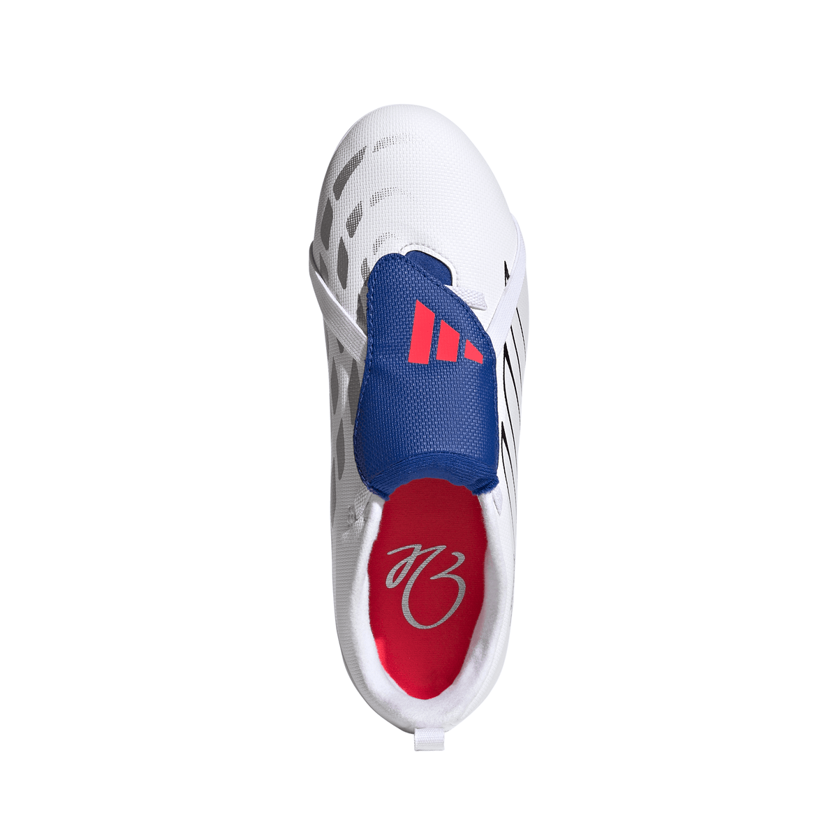 2026 New Arrival adidas Predator Club Fold-Over Tongue Elastic Laces Firm Ground/Multi Ground Youth Soccer Cleats - White wholesalehk.shop