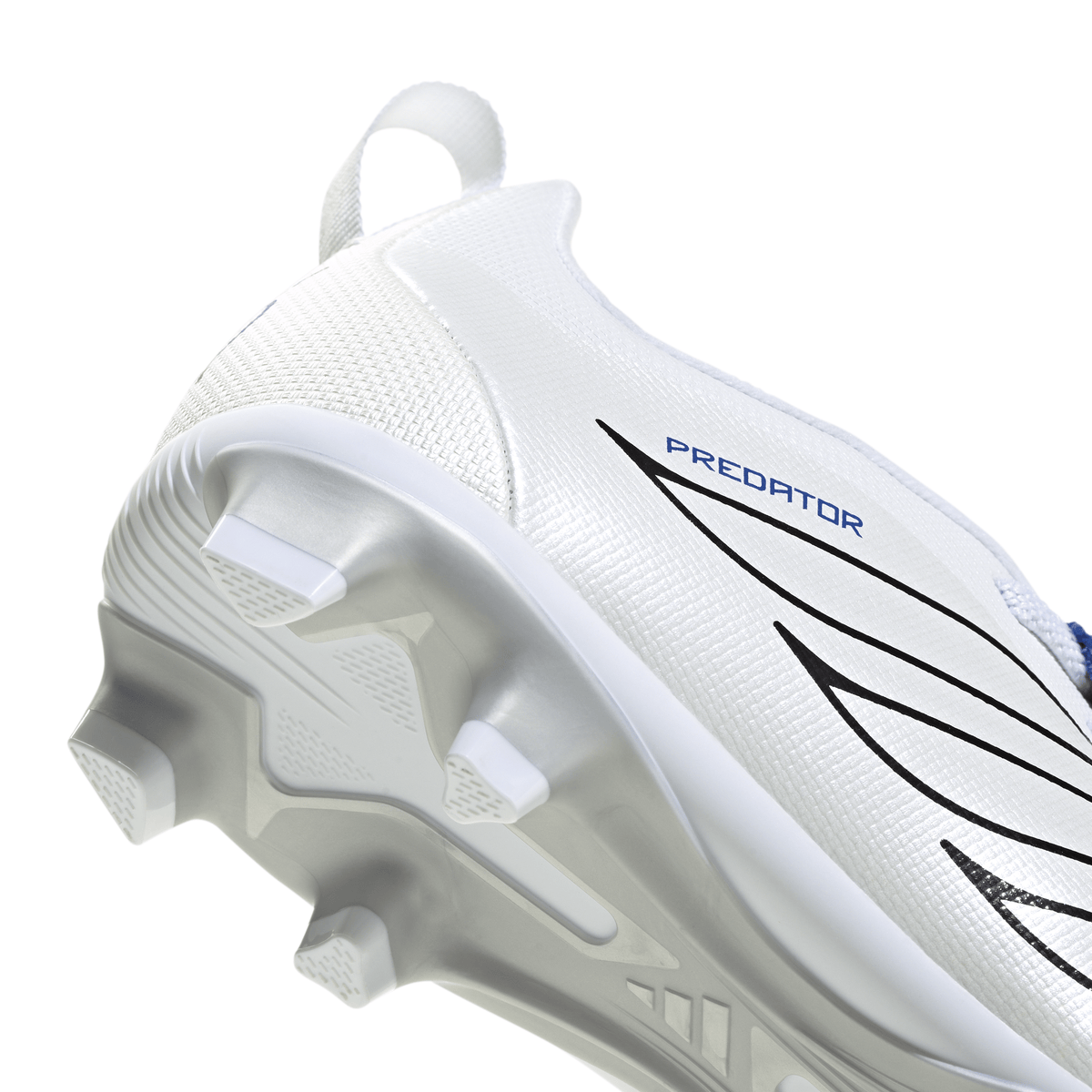 2026 New Arrival adidas Predator Club Fold-Over Tongue Elastic Laces Firm Ground/Multi Ground Youth Soccer Cleats - White wholesalehk.shop