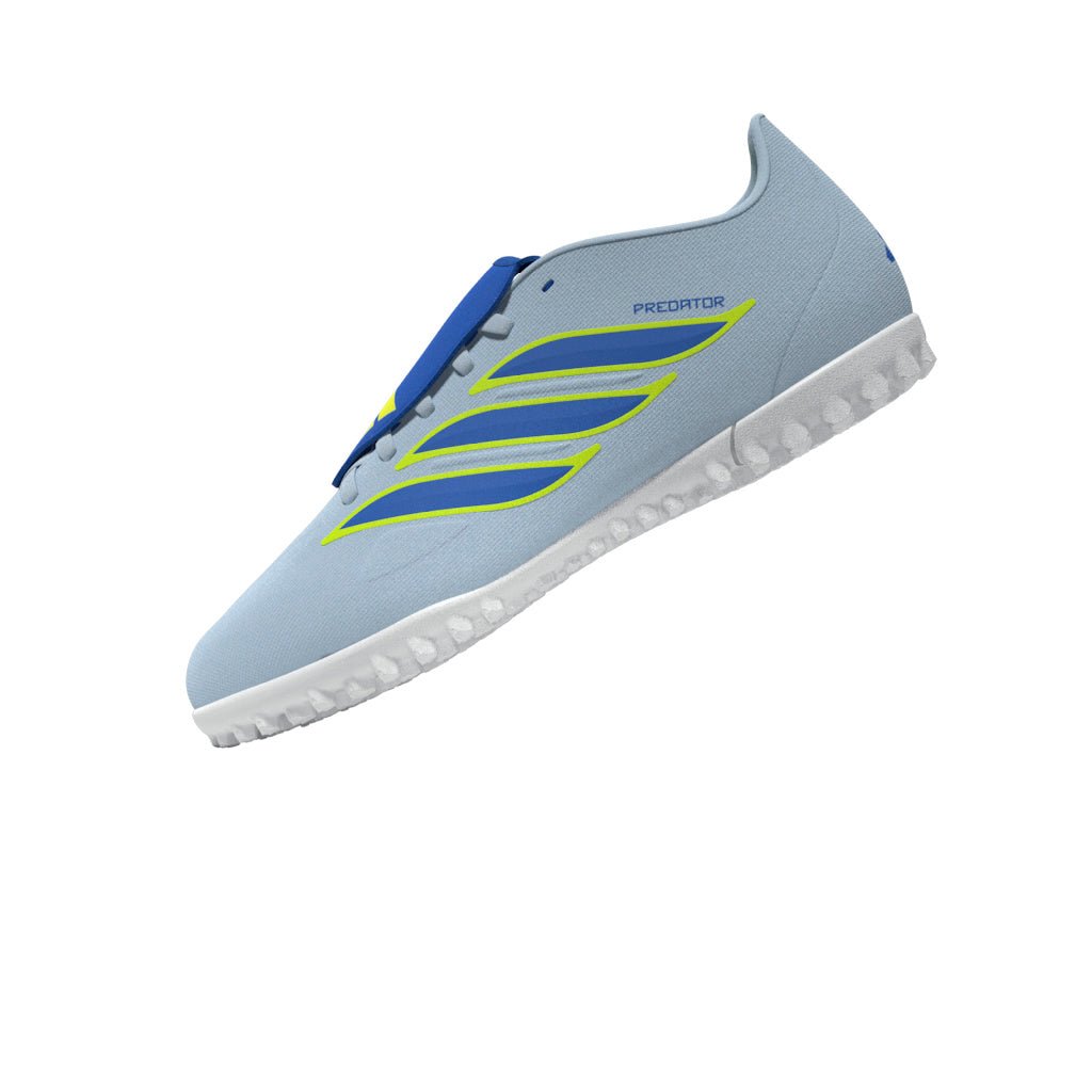 2026 New Arrival adidas Predator Club Fold-Over Tongue TF Turf Men's Soccer Cleats - Sky/Blue/Yellow wholesalehk.shop