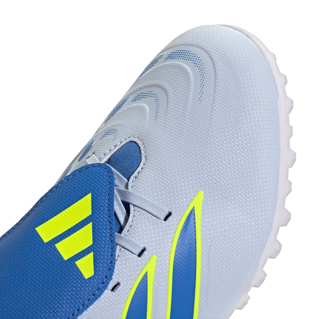 2026 New Arrival adidas Predator Club Fold-Over Tongue TF Turf Men's Soccer Cleats - Sky/Blue/Yellow wholesalehk.shop