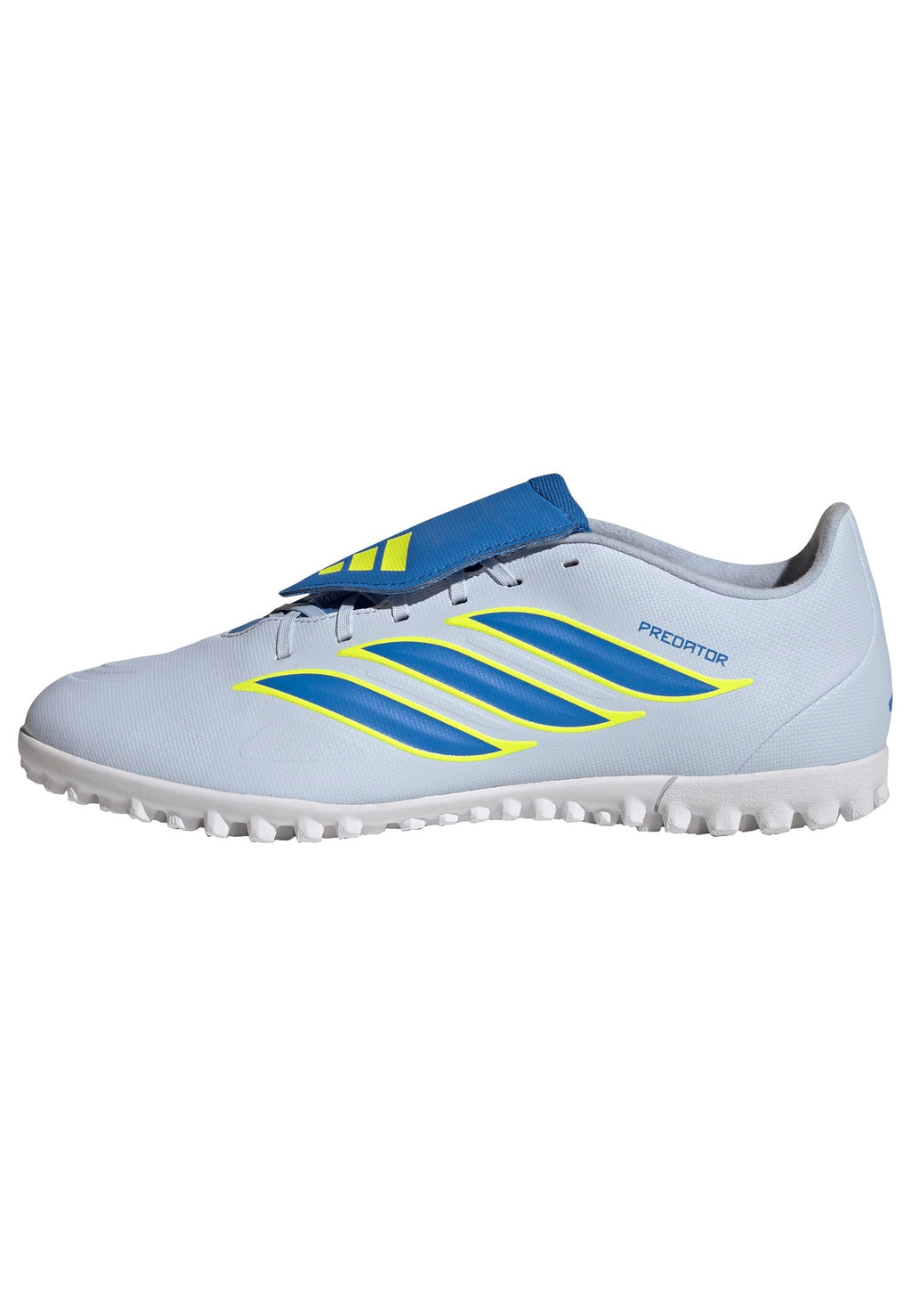 2026 New Arrival adidas Predator Club Fold-Over Tongue TF Turf Men's Soccer Cleats - Sky/Blue/Yellow wholesalehk.shop