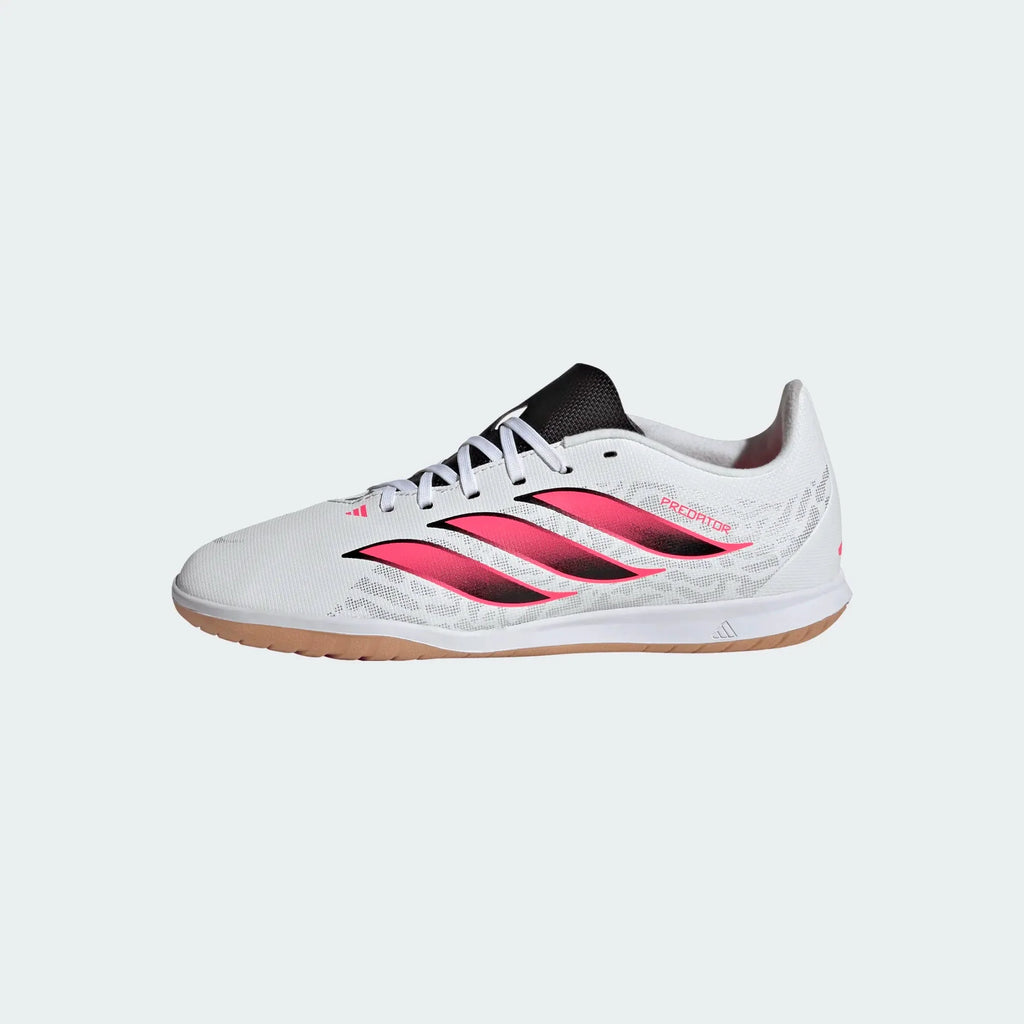 2026 New Arrival adidas Predator Club Sala Indoor Youth Soccer Shoes - White/Black wholesalehk.shop