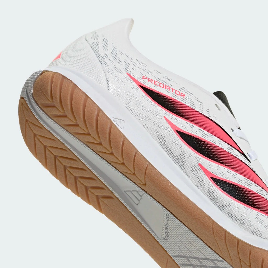2026 New Arrival adidas Predator Club Sala Indoor Youth Soccer Shoes - White/Black wholesalehk.shop